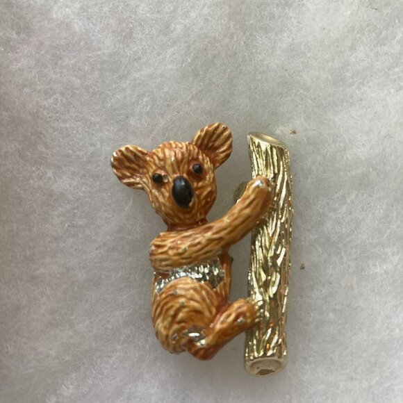 Vintage GERRYS‎ Koala Bear Brooch Pin - Picture 1 of 2